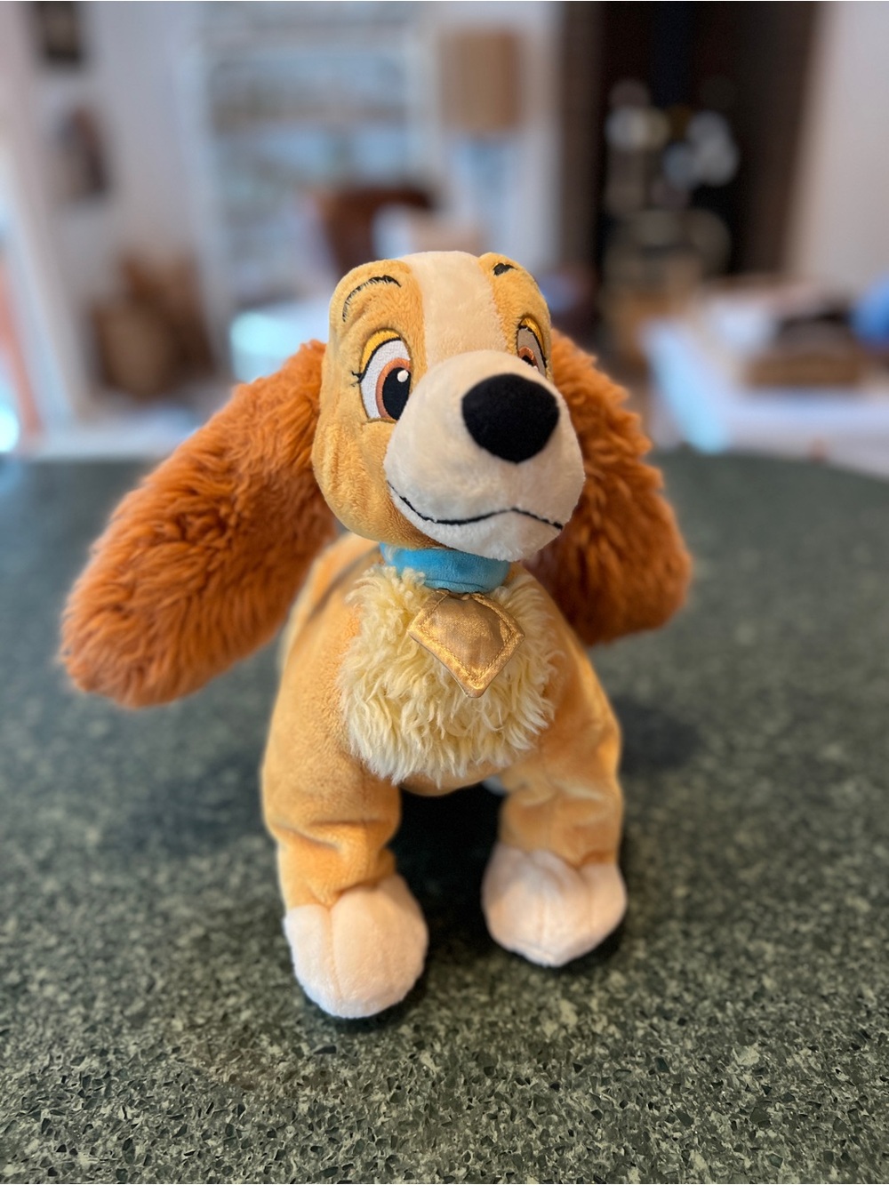 Disney store lady plush form lady and the tramp